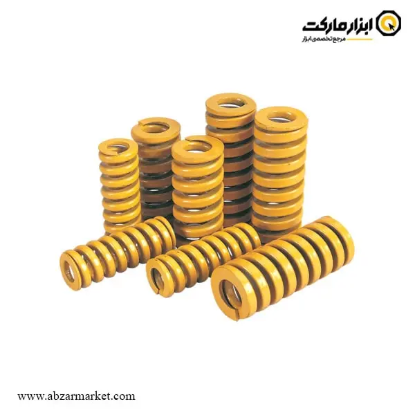 فنر قالب سازی زرد (بار خیلی سنگین) قطر 20 مدل G Serie