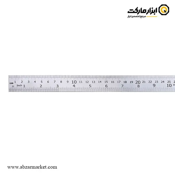 خط کش فلزی آروا 50 سانتی متر مدل 4693 خط کش فلزی آروا 50 سانتی متر مدل 4693