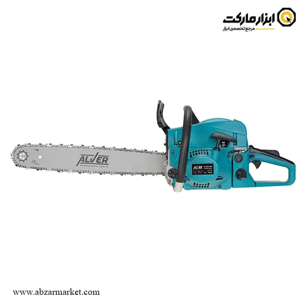 اره زنجیری بنزینی آلور 45 سانتی متر مدل AV-7045 اره زنجیری بنزینی آلور 45 سانتی متر مدل AV-7045