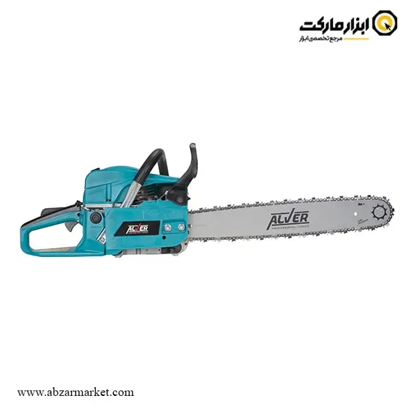 اره زنجیری بنزینی آلور 45 سانتی متر مدل AV-7045 اره زنجیری بنزینی آلور 45 سانتی متر مدل AV-7045