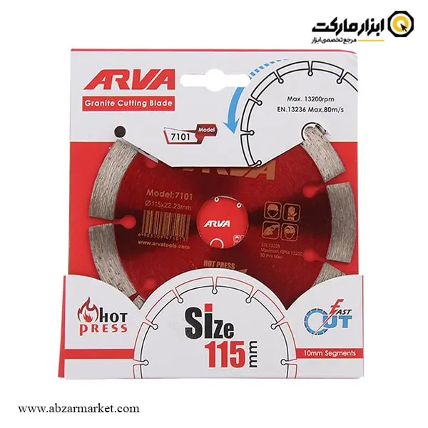 صفحه گرانیت بر مینی آروا 115 میلی متر مدل 7101 صفحه گرانیت بر مینی آروا 115 میلی متر مدل 7101