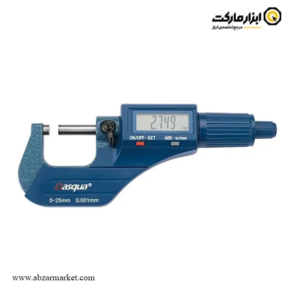 میکرومتر دیجیتال داسکوا 25-0 میلی متر خارج سنج مدل 4210-2105-A میکرومتر دیجیتال داسکوا 25-0 میلی متر خارج سنج مدل 4210-2105-A