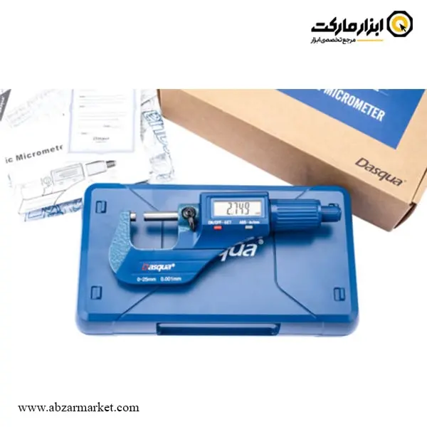 میکرومتر دیجیتال داسکوا 25-0 میلی متر خارج سنج مدل 4210-2105-A میکرومتر دیجیتال داسکوا 25-0 میلی متر خارج سنج مدل 4210-2105-A