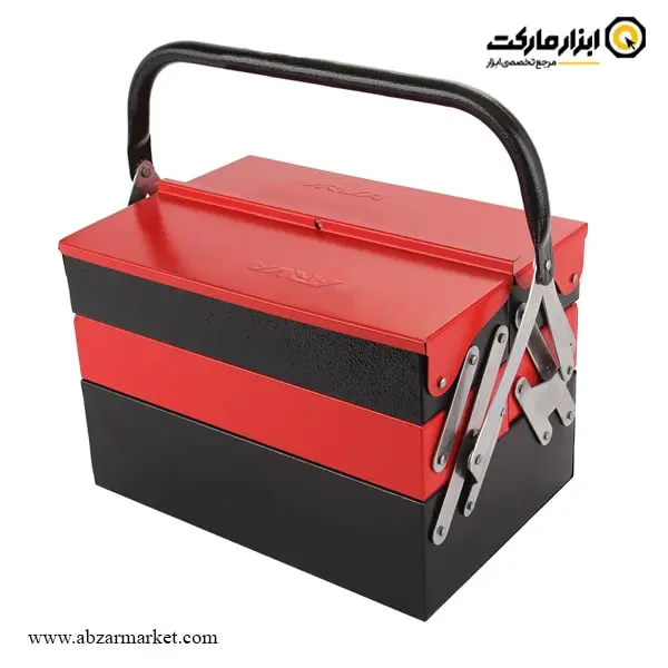 جعبه ابزار فلزی آروا 30 سانتی متر مدل 4703 جعبه ابزار فلزی آروا 30 سانتی متر مدل 4703