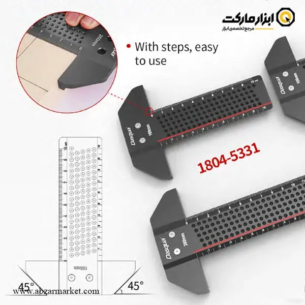 خط کش T علامت زن نجاری داسکوا مدل 53-1804