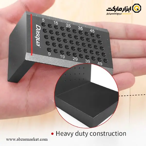 خط کش L علامت زن نجاری داسکوا جیبی مدل 5551-1804