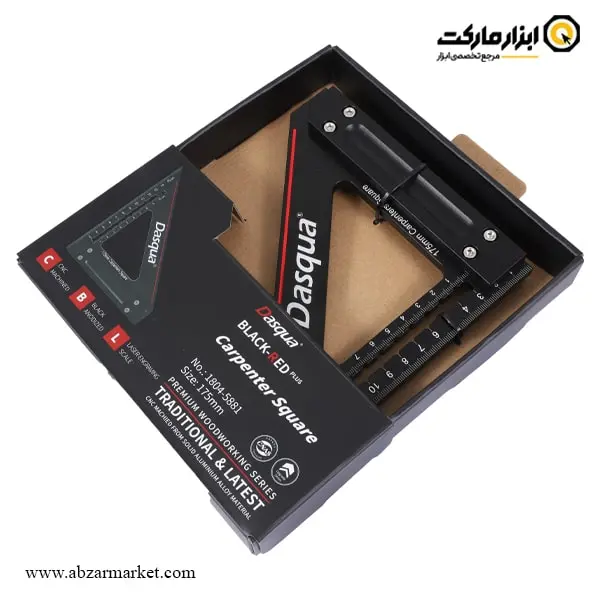 گونیا نجاری لبه دار داسکوا 175x150 میلی متر مدل 5881-1804