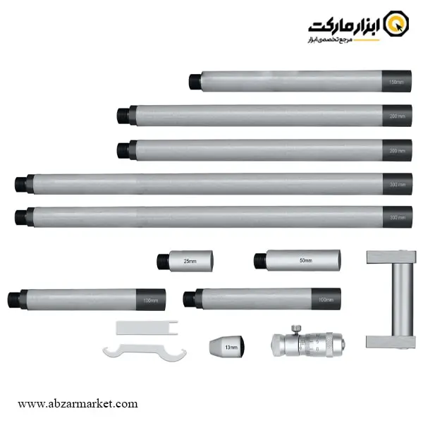 ست میکرومتر لوله داسکوا داخل سنج 1500-50 میلی متر مدل 8119-4311 ست میکرومتر لوله داسکوا داخل سنج 1500-50 میلی متر مدل 8119-4311