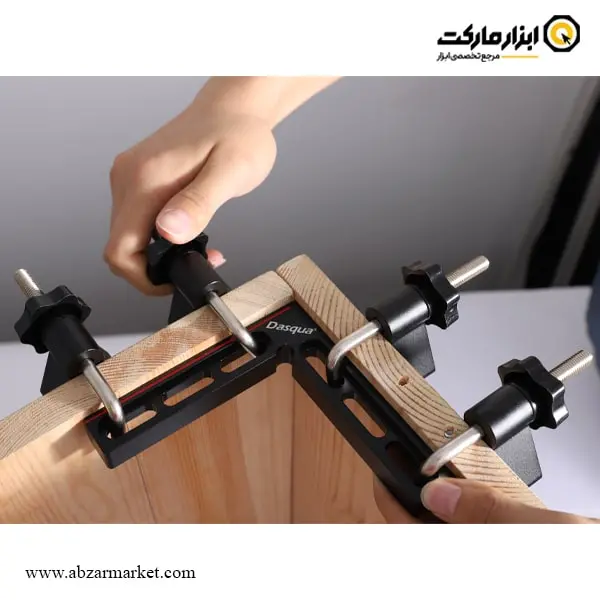ست گونیا نجاری کلمپ دار داسکوا 115x115 میلی متر 2 عددی مدل 6551-1804