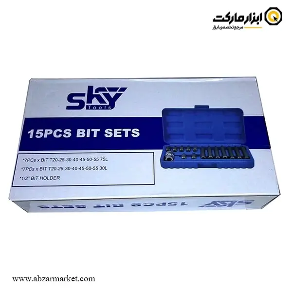جعبه بیت ستاره ای اسکای 15 عددی مدل ST-7115T