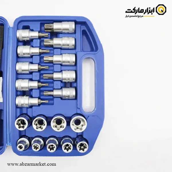 جعبه بکس اسکای 19 پارچه ترکیبی 1/2 اینچ مدل ST-7119TE جعبه بکس اسکای 19 پارچه ترکیبی 1/2 اینچ مدل ST-7119TE