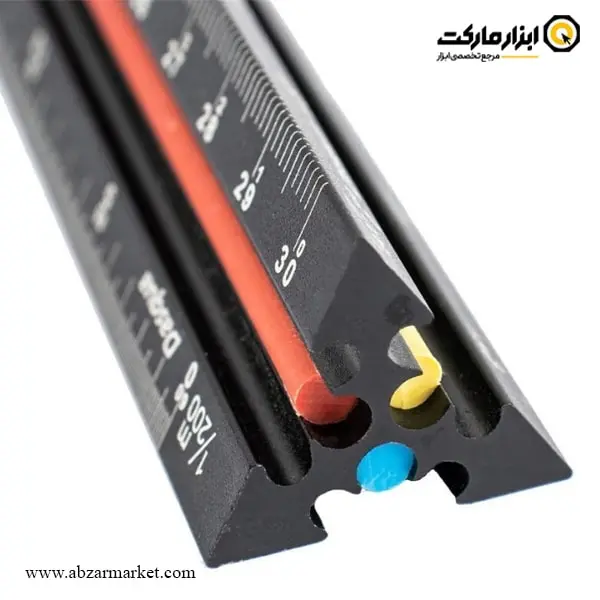 خط کش اشل مهندسی داسکوا سه گوش 6 مقیاس مدل 0205-1804 خط کش اشل مهندسی داسکوا سه گوش 6 مقیاس مدل 0205-1804