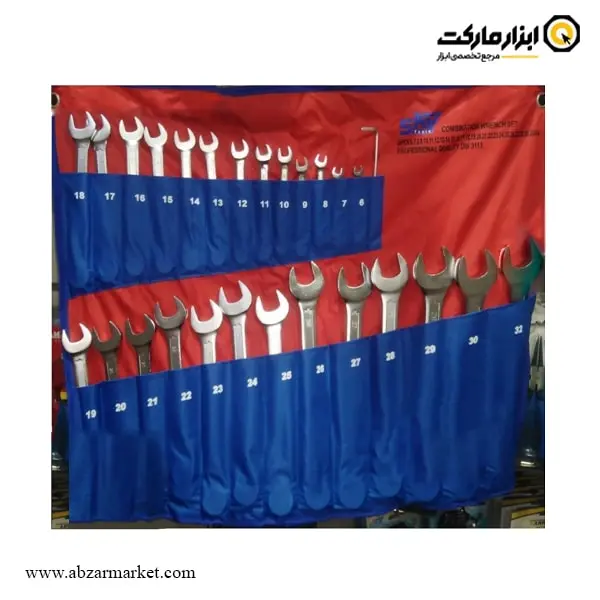 ست آچار یکسر تخت یکسر رینگ اسکای 26 عددی مدل ST-4600-26N ست آچار یکسر تخت یکسر رینگ اسکای 26 عددی مدل ST-4600-26N