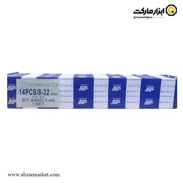 ست آچار یکسر تخت یکسر رینگ اسکای 14 عددی مدل ST-4600-14N ست آچار یکسر تخت یکسر رینگ اسکای 14 عددی مدل ST-4600-14N