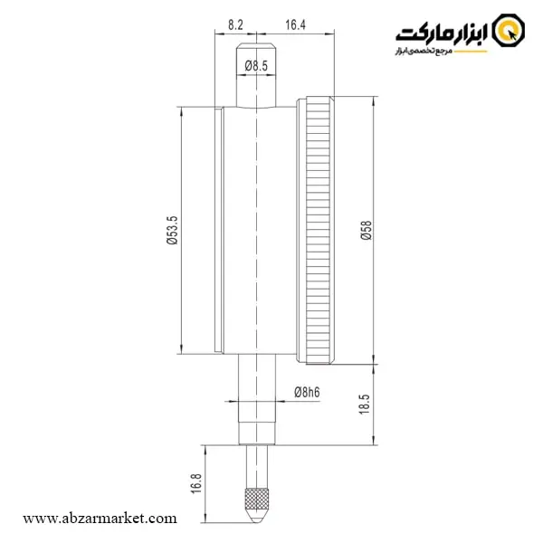 ساعت اندیکاتور داسکوا کورس کوچک مدل 2110-5351