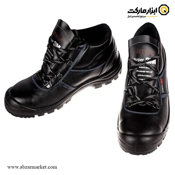 کفش ایمنی یحیی مشکی مدل Super3M - 99