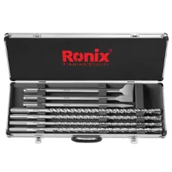 ست مته و قلم پنج شیار رونیکس 7 عددی مدل RH-5049