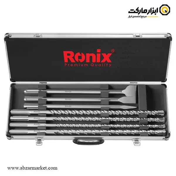 ست مته و قلم پنج شیار رونیکس 7 عددی مدل RH-5049 ست مته و قلم پنج شیار رونیکس 7 عددی مدل RH-5049