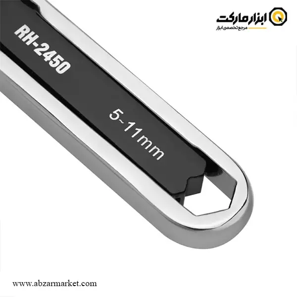 آچار دو سر رینگ تنظیم شونده رونیکس مدل RH-2450