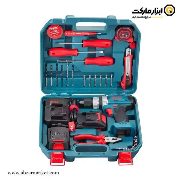 کیت شارژی 16 ولت 33 پارچه رونیکس مدل RS-8615 کیت شارژی 16 ولت 33 پارچه رونیکس مدل RS-8615