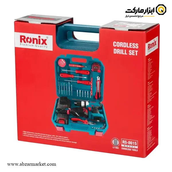 کیت شارژی 16 ولت 33 پارچه رونیکس مدل RS-8615 کیت شارژی 16 ولت 33 پارچه رونیکس مدل RS-8615