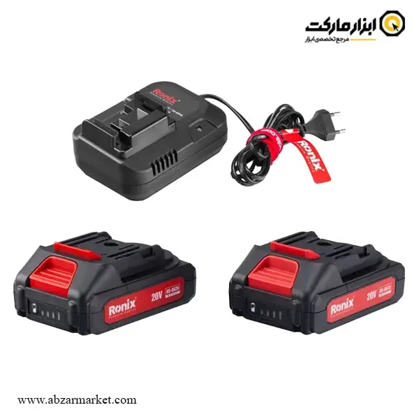 کیت شارژی 20 ولت 53 پارچه رونیکس مدل RS-8620 کیت شارژی 20 ولت 53 پارچه رونیکس مدل RS-8620