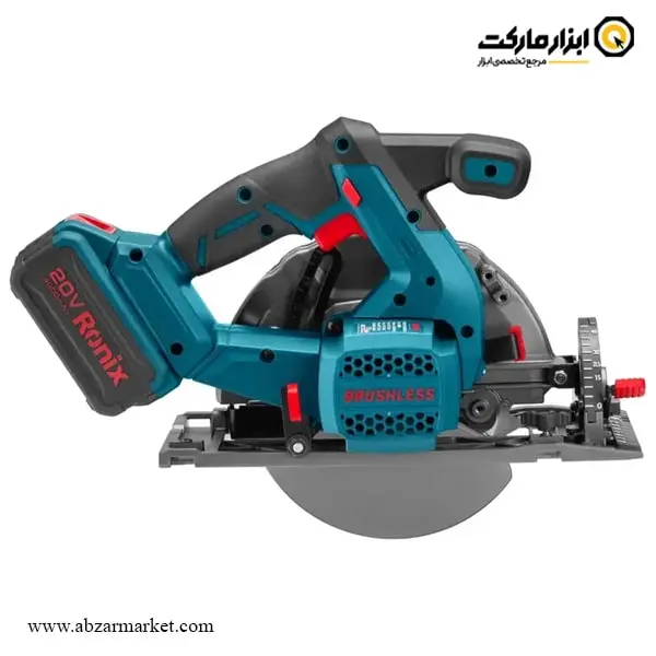 کیت اره گرد بر شارژی رونیکس 165 میلی متر براشلس مدل 8902K