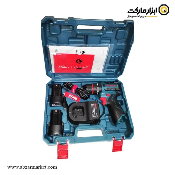 دریل شارژی چکشی رونیکس براشلس لیتیوم 16 ولت مدل 8661