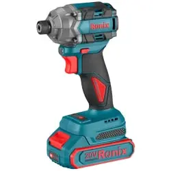 پیچ گوشتی شارژی ضربه ای رونیکس براشلس 20 ولت مدل 8671