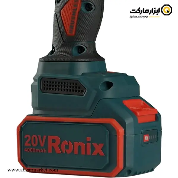 بکس شارژی رونیکس 3/4 و 1/2 اینچ براشلس 20 ولت مدل 8675