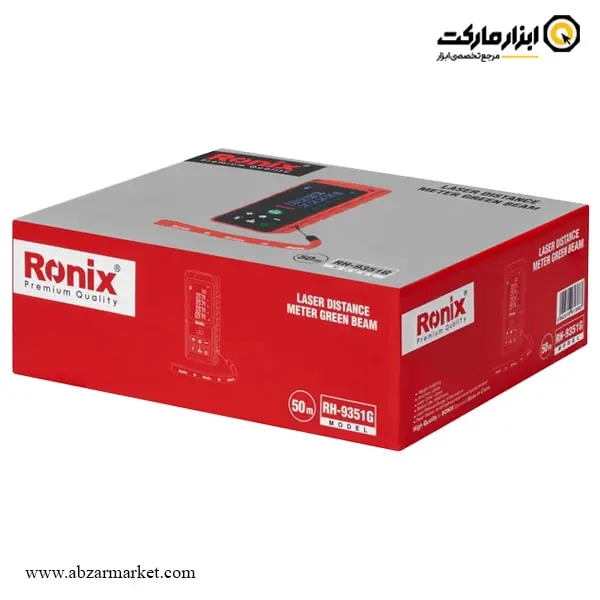 متر لیزری رونیکس نور سبز 50 متری مدل RH-9351G متر لیزری رونیکس نور سبز 50 متری مدل RH-9351G