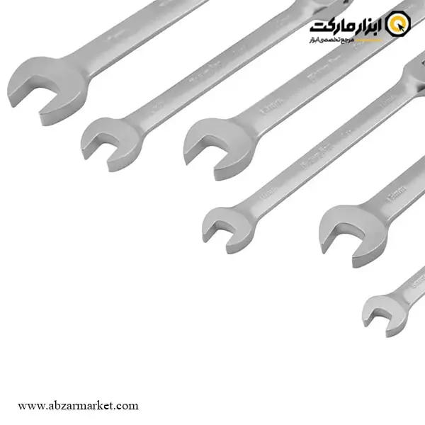 ست آچار یکسر تخت یکسر رینگ جغجغه رونیکس 6 عددی تاشو مدل RH-2174 ست آچار یکسر تخت یکسر رینگ جغجغه رونیکس 6 عددی تاشو مدل RH-2174