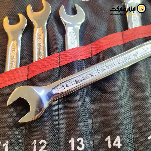 ست آچار یکسر تخت یکسر رینگ رونیکس 8 عددی مدل RH-2157