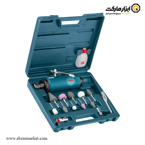 کیت فرز انگشتی بادی گلو کوتاه رونیکس 16 پارچه مدل RA-1802 کیت فرز انگشتی بادی گلو کوتاه رونیکس 16 پارچه مدل RA-1802