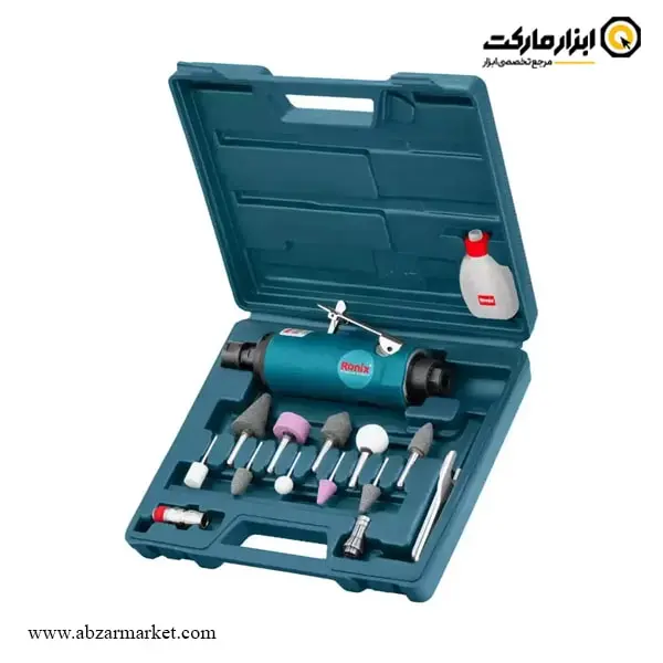 کیت فرز انگشتی بادی گلو کوتاه رونیکس 16 پارچه مدل RA-1802 کیت فرز انگشتی بادی گلو کوتاه رونیکس 16 پارچه مدل RA-1802