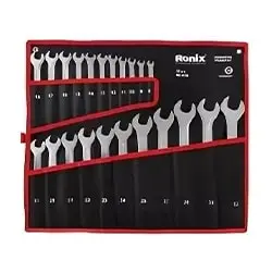 ست آچار یکسر تخت یکسر رینگ رونیکس 22 عددی مدل RH-2159
