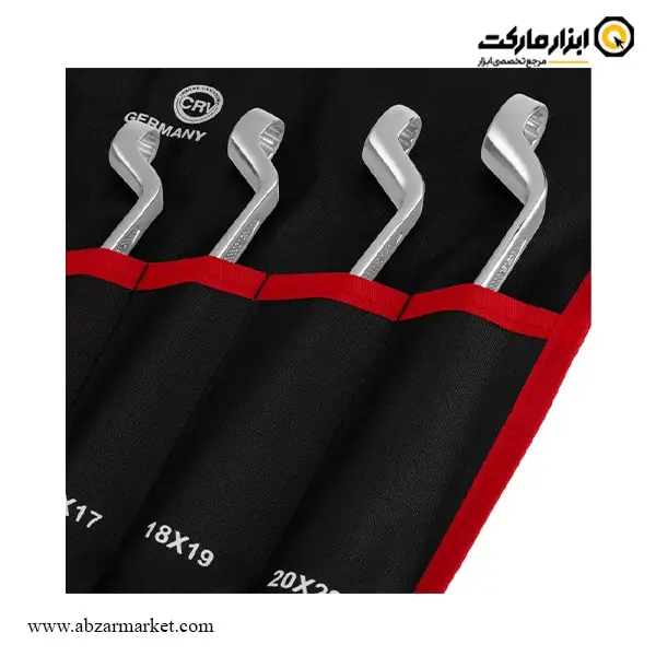 ست آچار دو سر رینگ رونیکس 8 عددی مدل RH-2304 ست آچار دو سر رینگ رونیکس 8 عددی مدل RH-2304