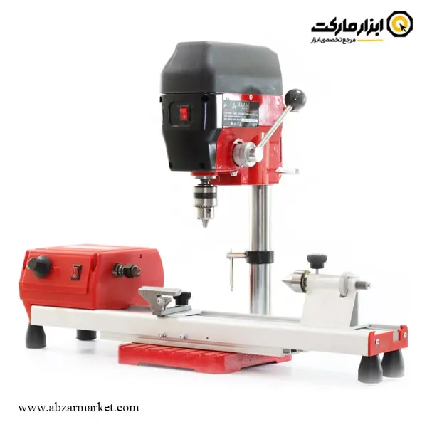 ست دستگاه خراطی و دریل ستونی گوی تراش محک مدل MWL-300/MBD-10