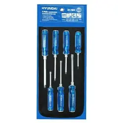 ست پیچ گوشتی ضربه خور هیوندای 7 عددی مدل HT-7801