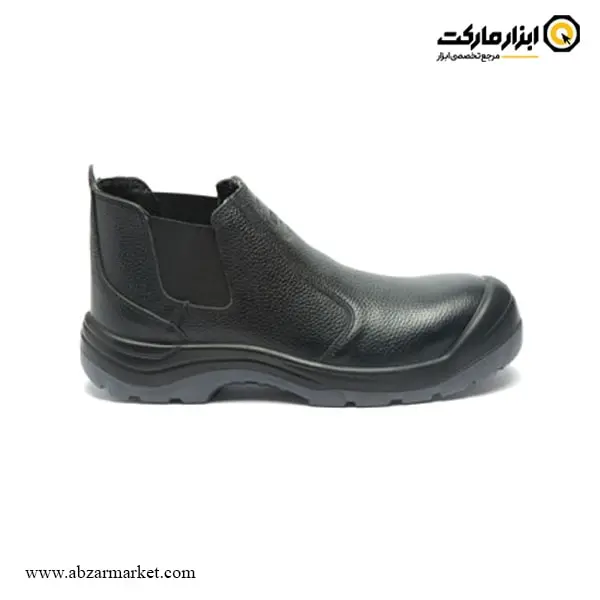 کفش ایمنی یحیی مشکی بدون بند مدل 9999