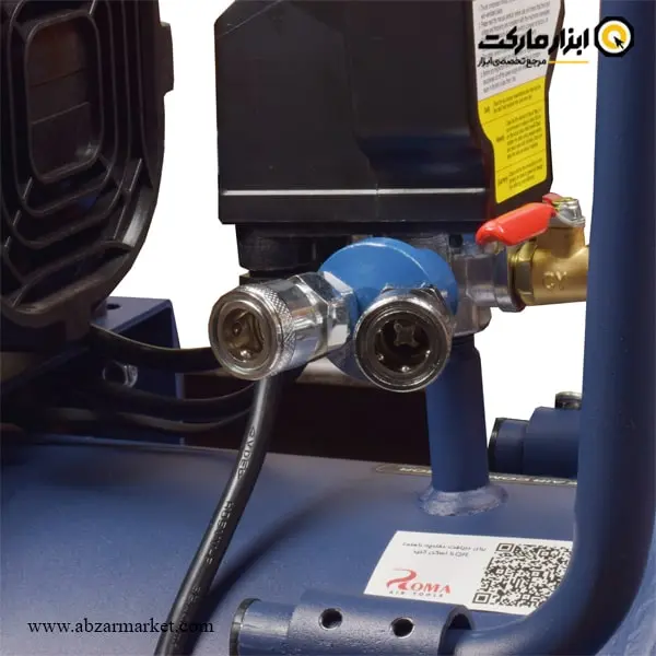 کمپرسور هوا سایلنت روما 50 لیتری سری پرایم مدل 2-1480F50 کمپرسور هوا سایلنت روما 50 لیتری سری پرایم مدل 2-1480F50