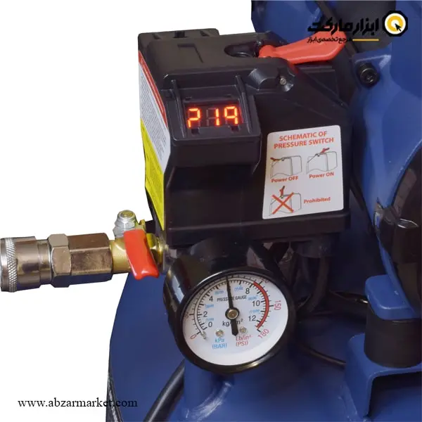 کمپرسور هوا سایلنت روما 15 لیتری سری پرایم مدل 2-1180F15