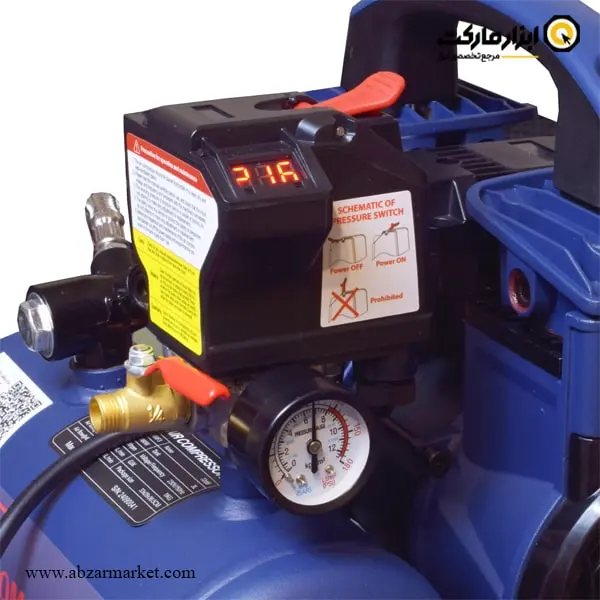 کمپرسور هوا سایلنت روما 3 لیتری سری پرایم مدل 2-1180F3