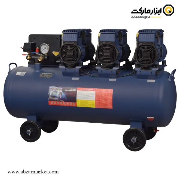 کمپرسور هوا سایلنت روما 100 لیتری سری پرایم مدل 2-1480X3F100