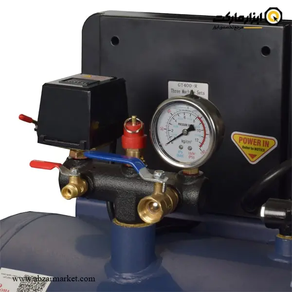 کمپرسور هوا سایلنت روما 100 لیتری سری پرایم مدل 2-1480X3F100