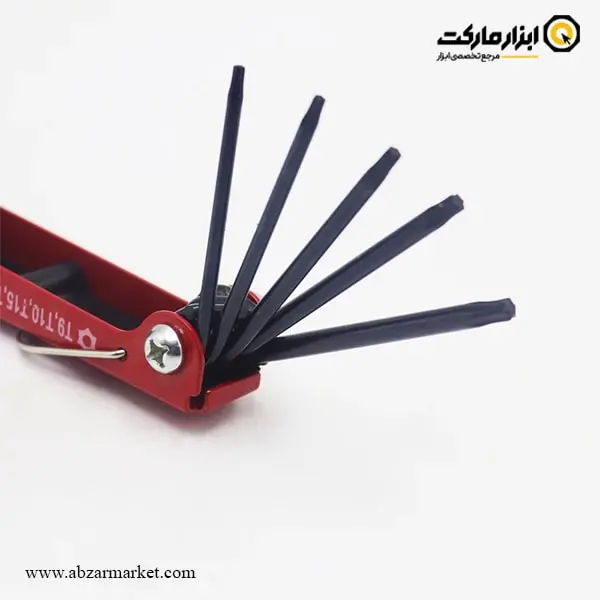آچار آلن ستاره ای اسکای چاقویی 8 عددی مدل ST-1201B