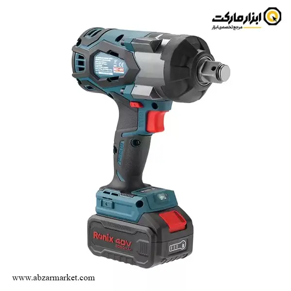 بکس شارژی رونیکس 3/4 اینچ براشلس 40 ولت مدل 40-8927 V