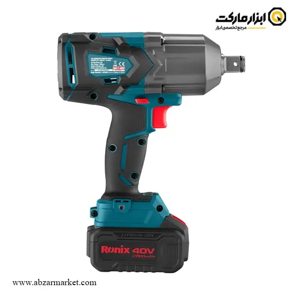بکس شارژی رونیکس 3/4 اینچ براشلس 40 ولت مدل 40-8917 V بکس شارژی رونیکس 3/4 اینچ براشلس 40 ولت مدل 40-8917 V