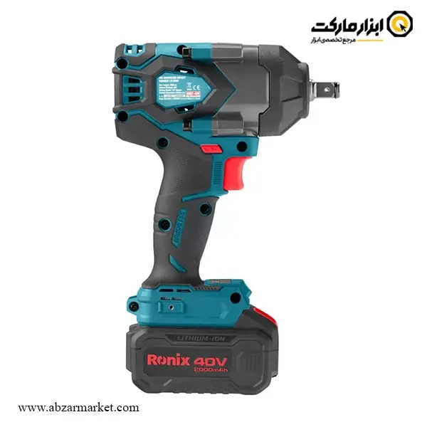 بکس شارژی رونیکس 1/2 اینچ براشلس 40 ولت مدل 40-8907 V