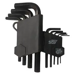 آچار آلن شش گوش اسکای کارتی کوتاه 9 عددی مدل ST-2211B